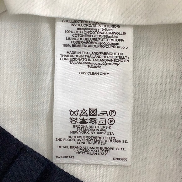 Brooks Brothers 1818 Blossom Bermuda button fly Navy shorts size 34 NWOT - Picture 11 of 16